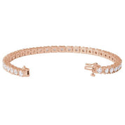 14K Rose 7 CTW Lab-Grown Diamond Link 7 1/4" Bracelet
