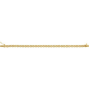 14K Yellow 4 mm Panther 6 1/2" Chain
