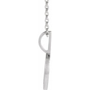 Sterling Silver .03 CTW Natural Diamond Mama Bear 18" Necklace