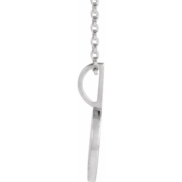 Sterling Silver .03 CTW Natural Diamond Mama Bear 18" Necklace