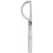 Platinum .03 CTW Natural Diamond Mama Bear Pendant