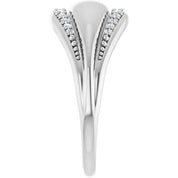 14K White 1/5 CTW Natural Diamond Ring