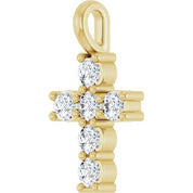 10K Yellow 1/3 CTW Lab-Grown Diamond Pendant