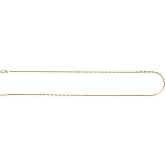 14K Yellow Gold-Filled 1.7 mm Serpentine 20" Chain