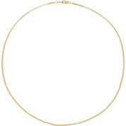 14K Yellow Gold-Filled 1.7 mm Serpentine 24" Chain