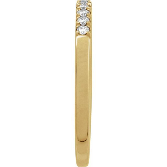 14K Yellow 1/6 CTW Lab-Grown Diamond Ring
