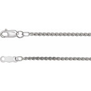 Sterling Silver 1.7 mm Serpentine 16" Chain