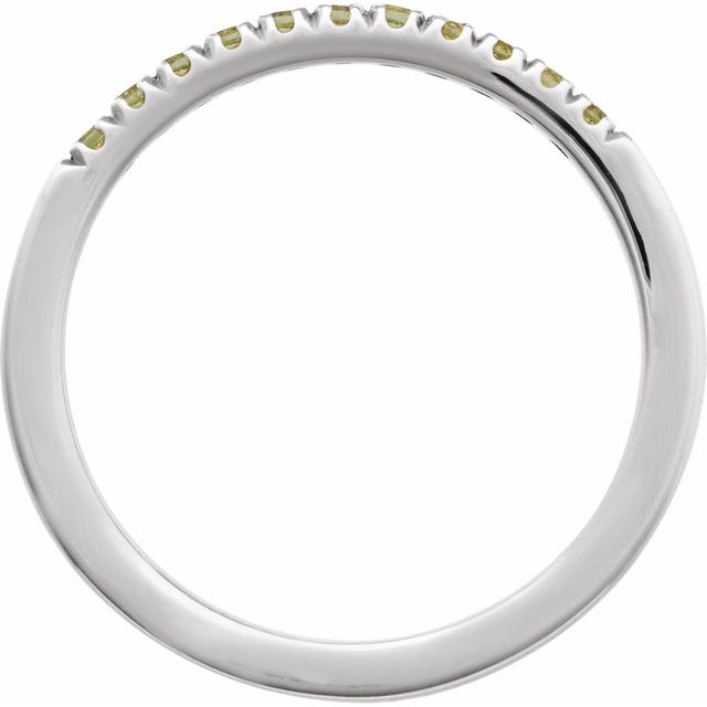 Sterling Silver Natural Peridot Ring