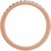 14K Rose Natural Alexandrite Ring