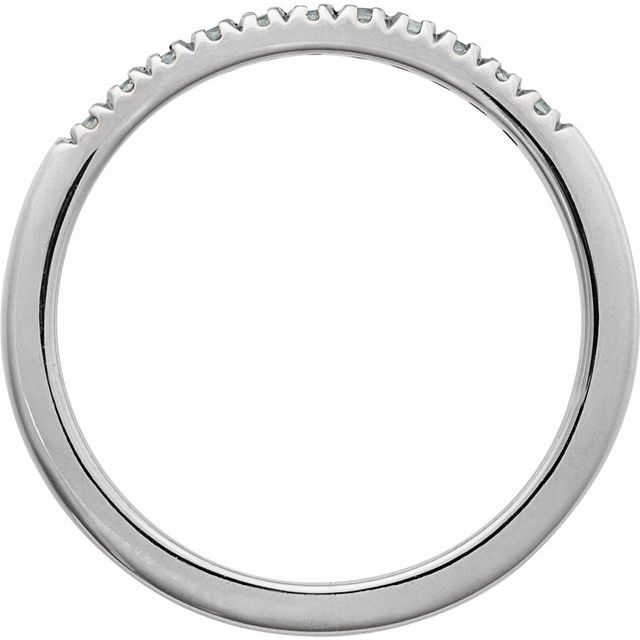 Sterling Silver Natural Aquamarine Ring