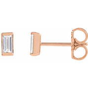 14K Rose 1/4 CTW Natural Diamond Stud Earrings
