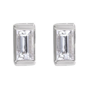 14K White 1/8 CTW Natural Diamond Stud Earrings