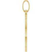 14K Yellow Star of David Pendant