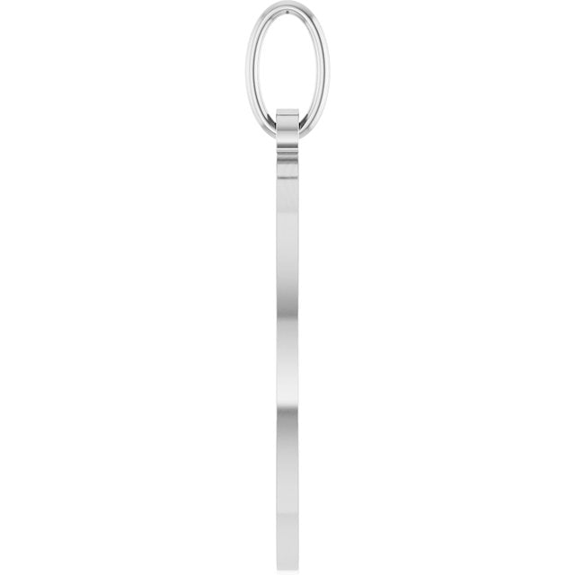 Platinum Star of David Pendant