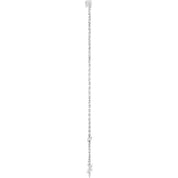 Platinum 1/4 CTW Natural Diamond Graduated 6 1/2-7 1/2" Bracelet