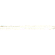 14K Yellow 1.9 mm Heart 20" Chain