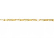 14K Yellow 1.5 mm Keyhole Chain by the Inch