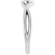 Sterling Silver 1/6 CT Natural Diamond Solitaire Ring