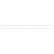 Sterling Silver 1.5 mm Keyhole 20" Chain