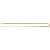 14K Yellow 2.9 mm Curb 18" Chain