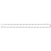 Titanium 3.6 mm Curbed Figaro 18" Chain