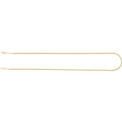 14K Yellow 1.7 mm Serpentine 18" Chain