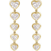 14K Yellow 2 3/4 CTW Lab-Grown Diamond Earrings