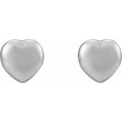 Sterling Silver Heart Earrings