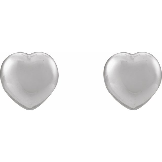 Sterling Silver Heart Earrings