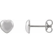Sterling Silver Heart Earrings