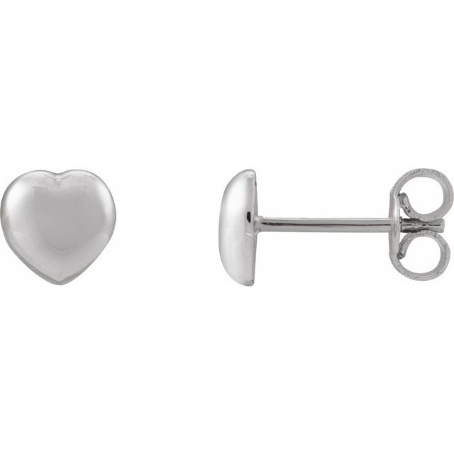 Sterling Silver Heart Earrings