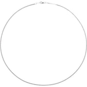 Sterling Silver 1.7 mm Serpentine 18" Chain