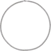 Sterling Silver 4.8 mm Curb 18" Chain