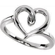 Sterling Silver Heart Ring