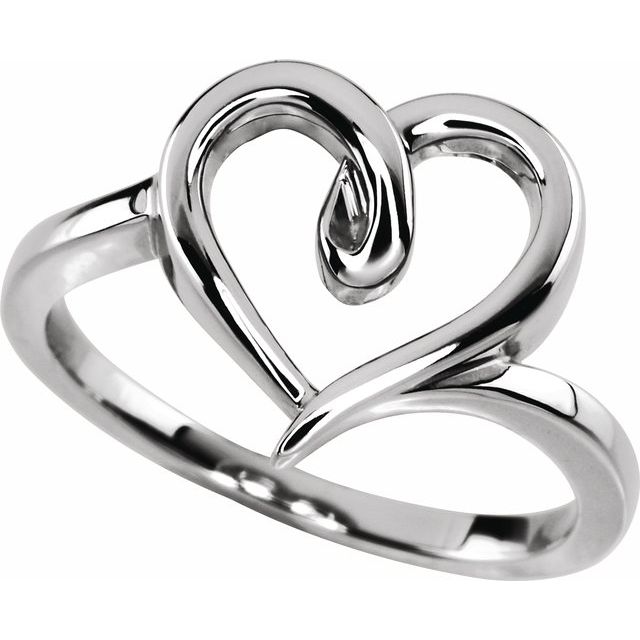 Sterling Silver Heart Ring