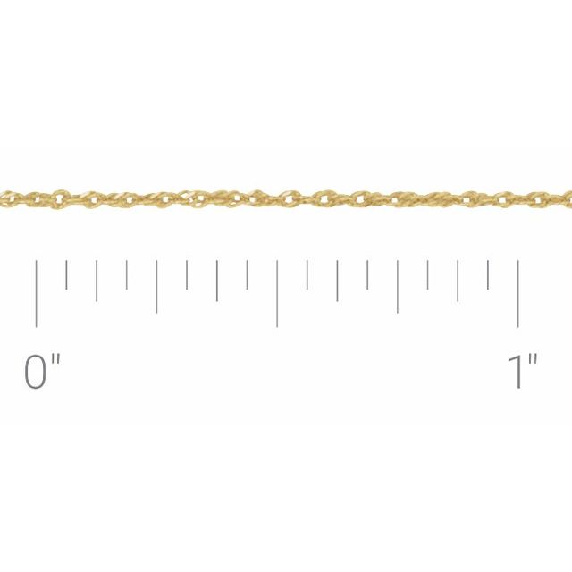 14K Yellow .50 mm Diamond-Cut Singapore Chain by the Inch