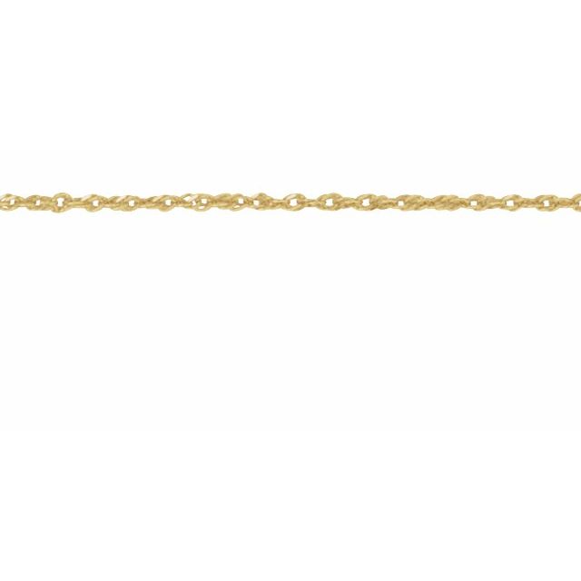 14K Yellow .50 mm Diamond-Cut Singapore Chain by the Inch