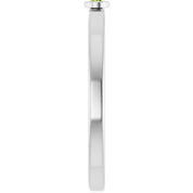 Sterling Silver 2 mm Natural Peridot Ring