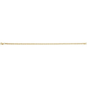 14K Yellow Gold-Filled 2.8 mm Cable Chain by the Inch and Various Lengths