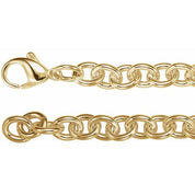 14K Yellow Gold-Filled 7.75 mm Cable Chai Bracelet