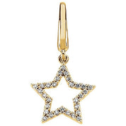14K Yellow 1/8 CTW Natural Diamond Star Charm