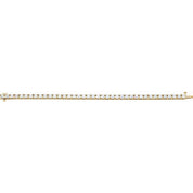 14K Yellow 9 1/6 CTW Natural Diamond Line 7 1/4" Bracelet