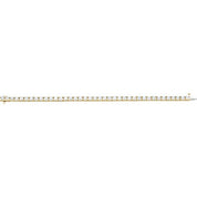 18K Yellow 10 1/2 CTW Natural Diamond Line 7 1/4" Bracelet