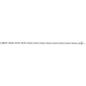 14K White 1 1/3 CTW Natural Diamond Line 7 1/2" Bracelet