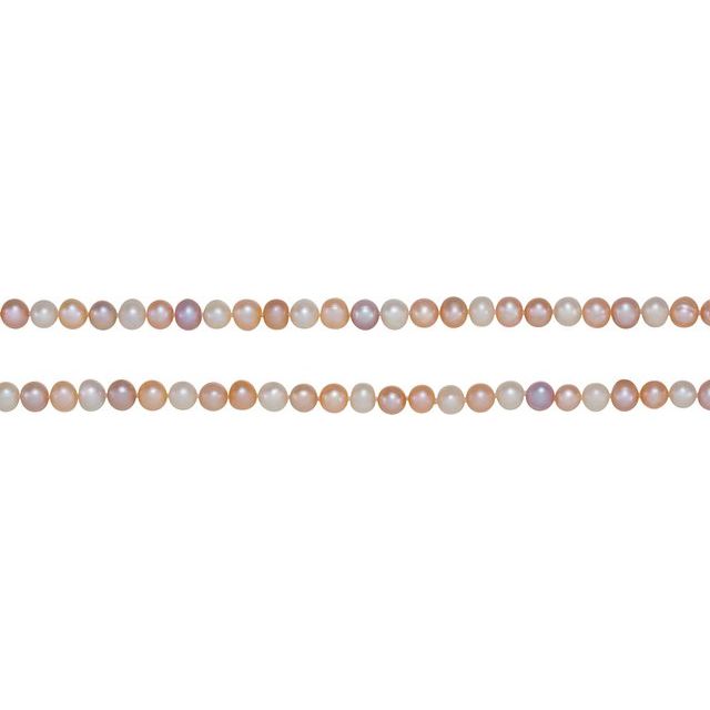 8-9 mm Cultured Multi-Color Freshwater Pearl 72" Necklace