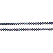 8-9 mm Cultured Black Freshwater Pearl 72" Rope Necklace