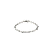 14K White 1 1/3 CTW Natural Diamond Line 7 1/2" Bracelet