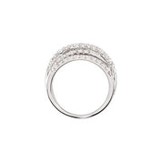 14K White 1 1/2 CTW Natural Diamond Ring