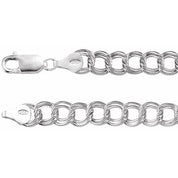 Sterling Silver 7 mm Curb 7" Chain