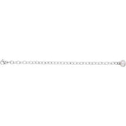 Sterling Silver Cultured White Freshwater Pearl 8 1/2" Bracelet